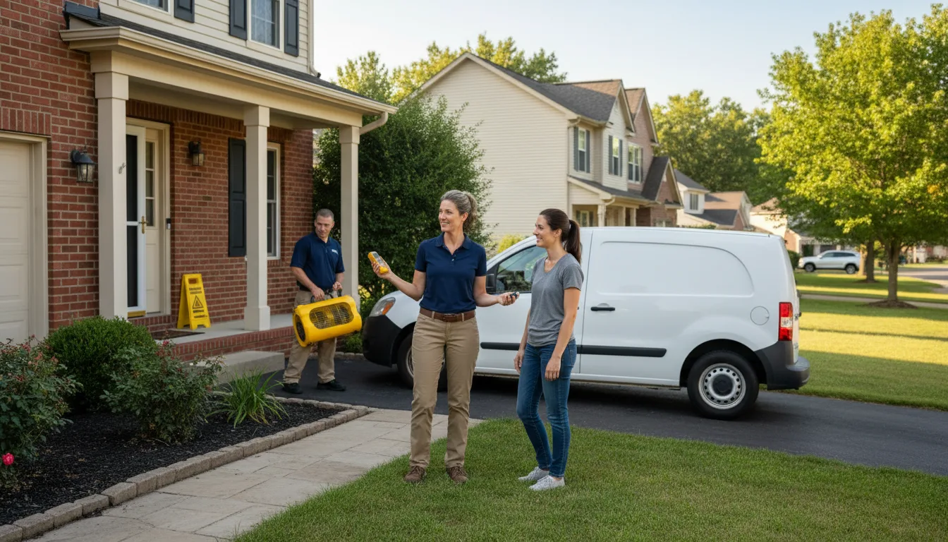 Residential water damage restoration in Troy, ID